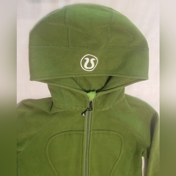 Lululemon Scuba Zip Hoodie Green Size 12 - Picture 3 of 4